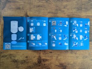 Kurzanleitung des Philips 600i Luftreinigers geöffnet