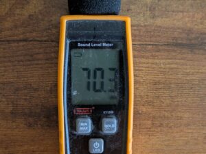 Lautstärke der COSLUS C20 Munddusche