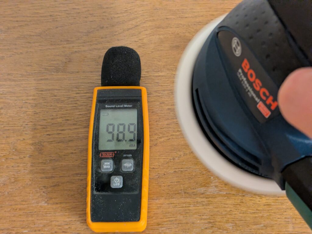 Lautstärke des Bosch Professional GEX 125-1 AE Exzenterschleifers