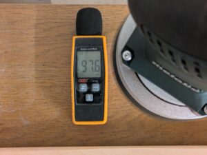 Lautstärke des Metabo SXE 3125 Exzenterschleifers