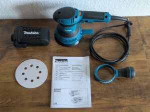 Makita BO5041 Exzenterschleifer Lieferumfang