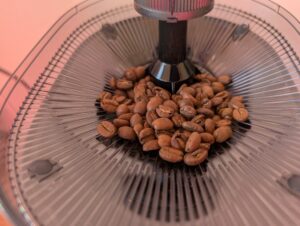 Melitta AromaFresh X Kaffeemaschine mit Mahlwerk Bohnen im Bohnenfach