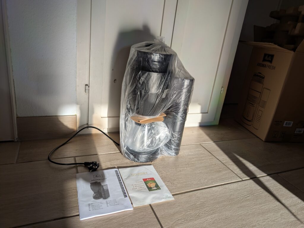 Melitta AromaFresh X Kaffeemaschine mit Mahlwerk Lieferumfang