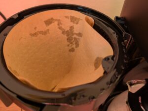 Melitta AromaFresh X Kaffeemaschine mit Mahlwerk mit Filtertüte