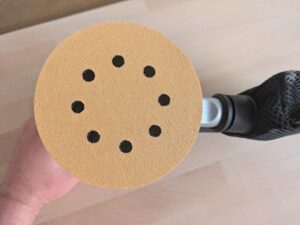 Metabo SXE 3125 Exzenterschleifer mit Schleifscheibe