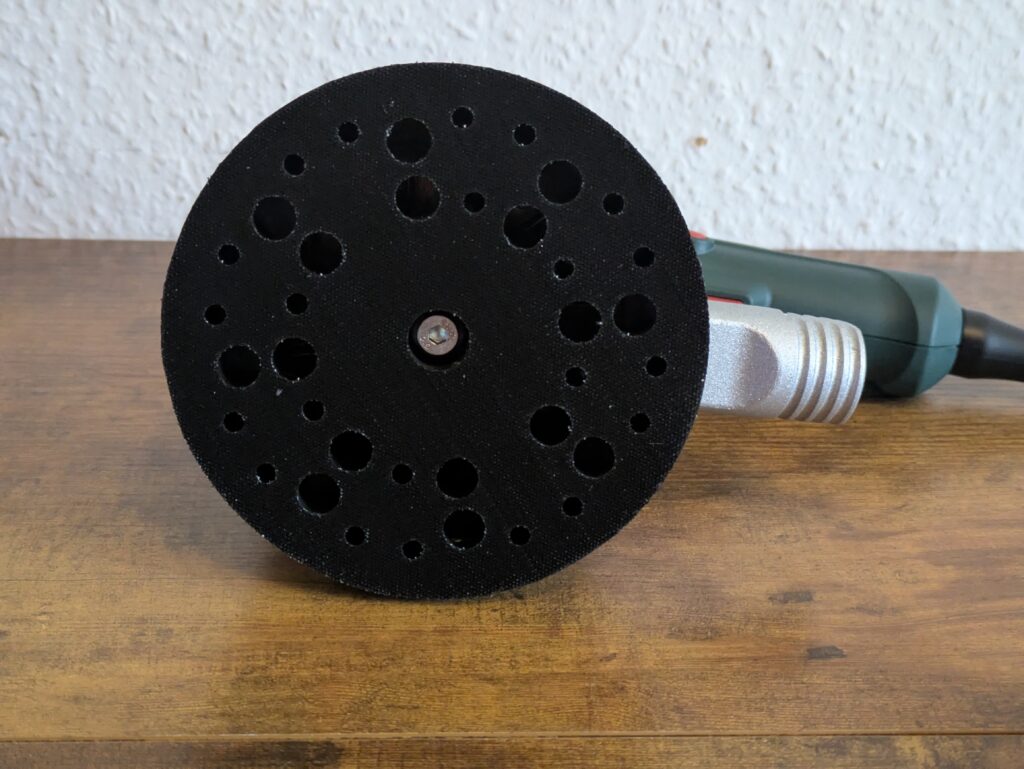 Metabo SXE 3125 Exzenterschleifer von unten