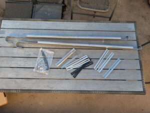 Montagematerial des Kleines Kraftwerk Balkonkraftwerks (3)