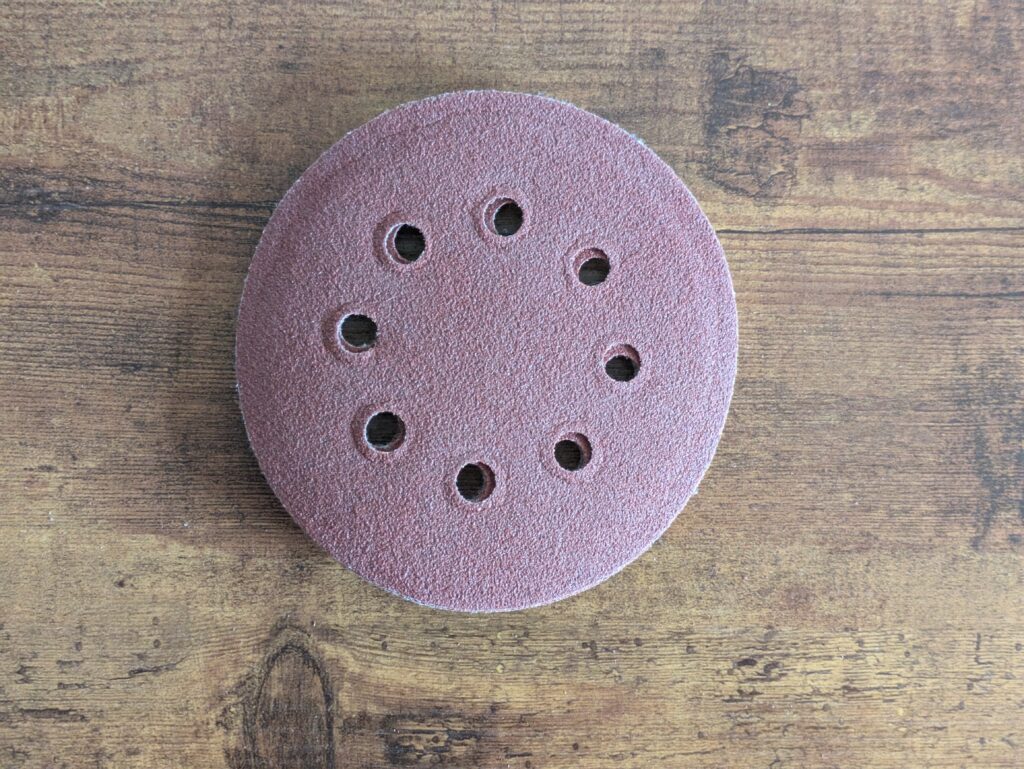 P80-Schleifscheibe des WORKPRO W125262 Exzenterschleifers