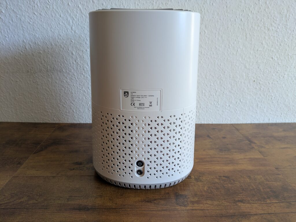 Philips 600i Luftreiniger von hinten