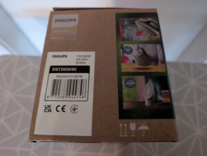 Philips DST202080 Dampfbügeleisen Verpackung Seite