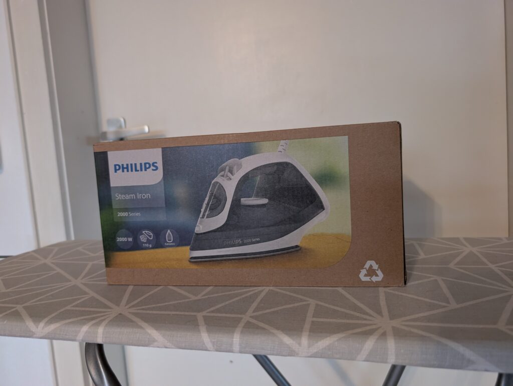 Philips DST202080 Dampfbügeleisen Verpackung vorn