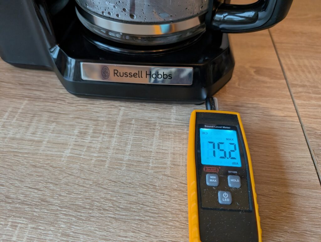 Russell Hobbs Victory Kaffeemaschine mit Mahlwerk Lautstärke brühen