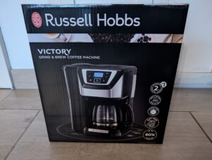 Russell Hobbs Victory Kaffeemaschine mit Mahlwerk Verpackung 2