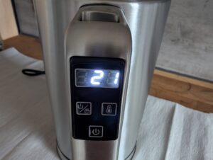 SEVERIN WK3418 Wasserkocher Bedienlement mit Display