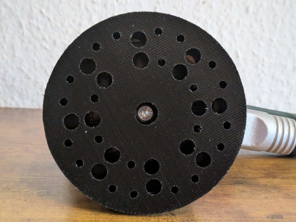 Schleifteller des Metabo SXE 3125 Exzenterschleifers