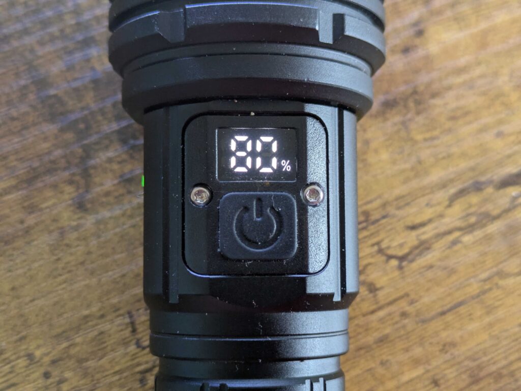 Shadowhawk S1007 Taschenlampe Display