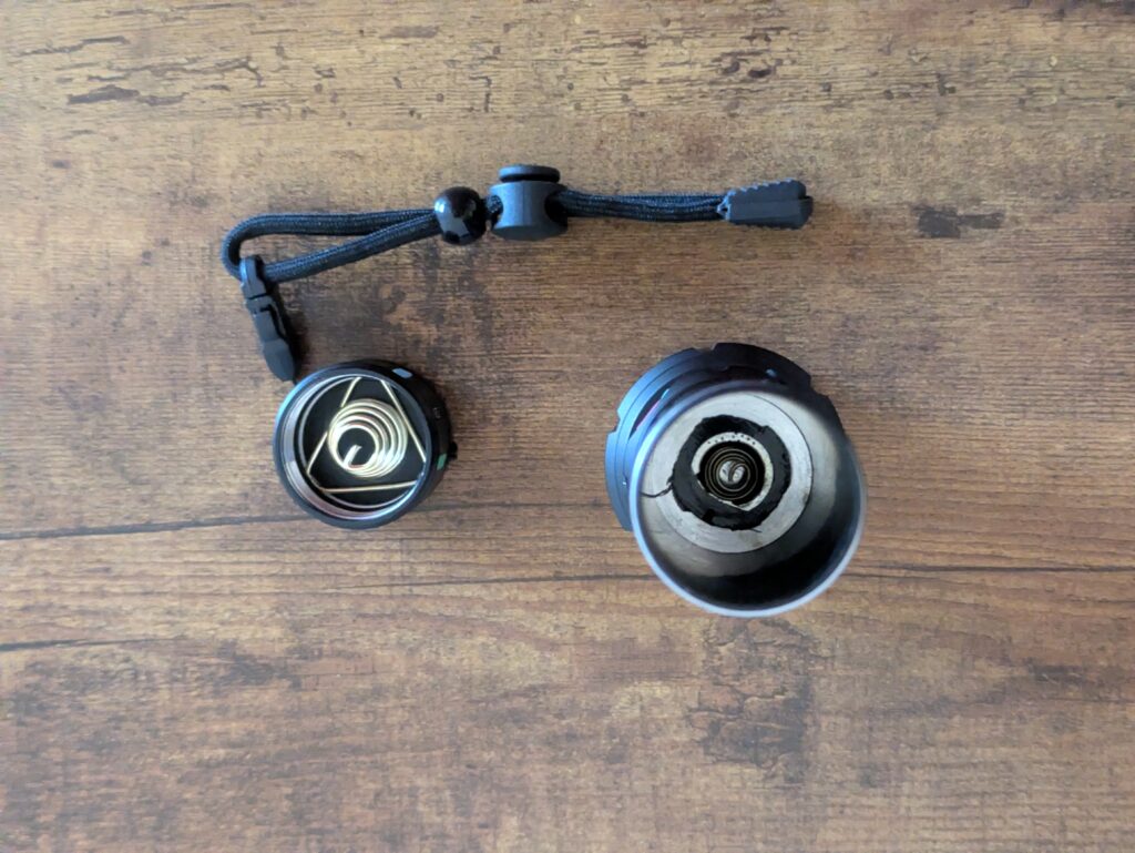 Shadowhawk S1007 Taschenlampe von hinten