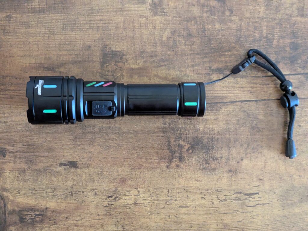 Shadowhawk S1007 Taschenlampe von links