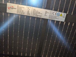 Solardmodul des Kleines Kraftwerk Balkonkraftwerks