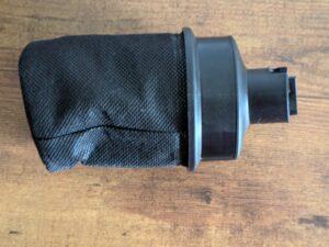 Staubfangbox des Black Decker BEW210 Exzenterschleifers