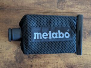 Staubfangbox des Metabo SXE 3125 Exzenterschleifers