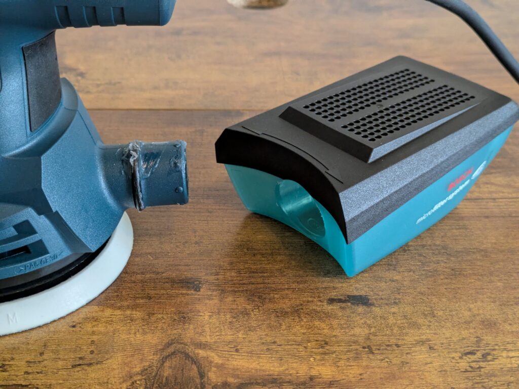 Staubox des Bosch Professional GEX 125-1 AE Exzenterschleifers