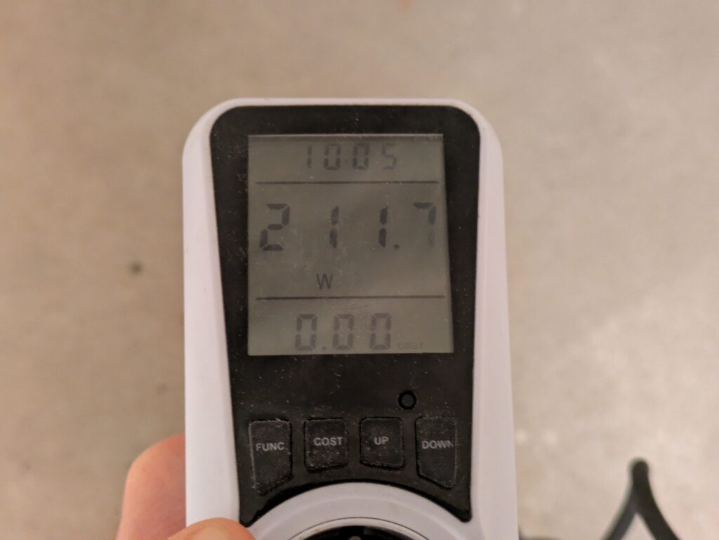 Stromverbrauch des Bosch Professional GEX 125-1 AE Exzenterschleifers