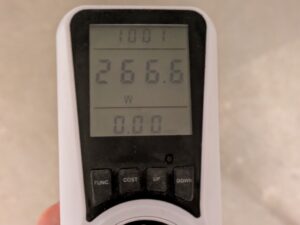 Stromverbrauch des Dewalt DWE6423 QS Exzenterschleifers