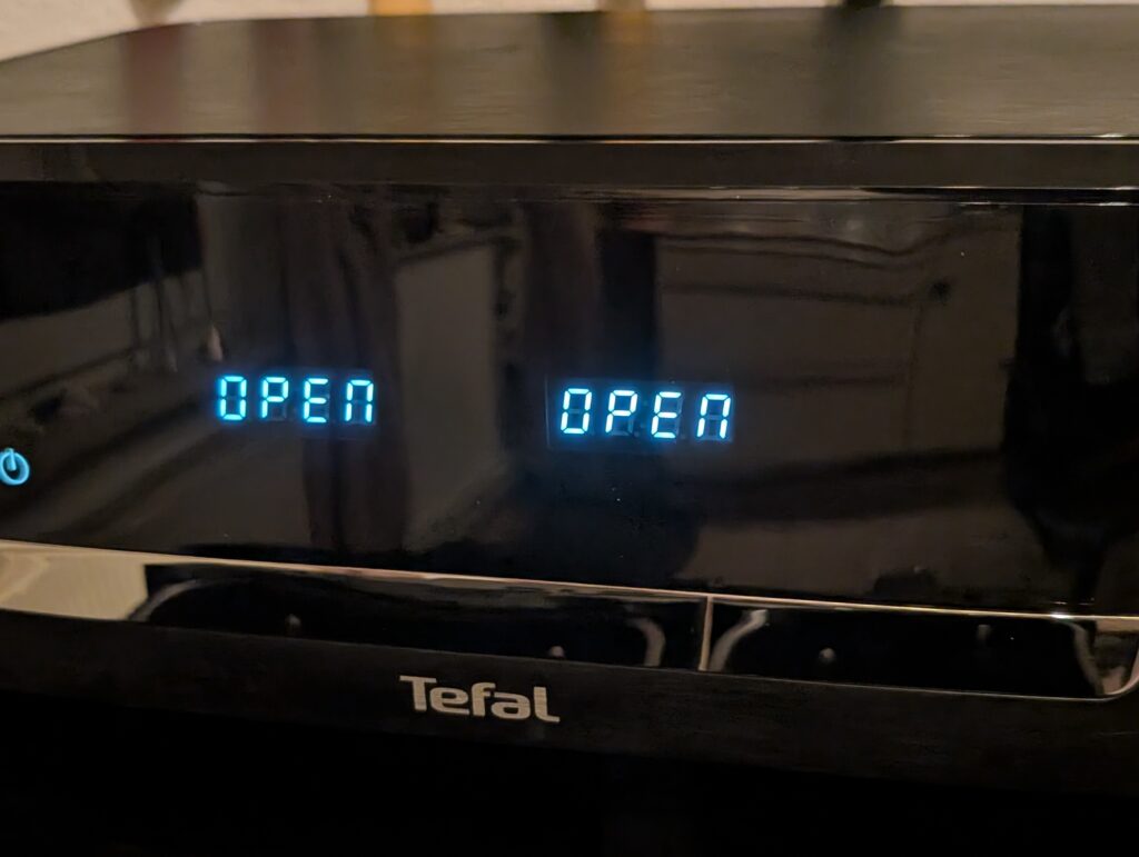 Tefal Dual Easy Fry XXL Heißluftfritteuse Display