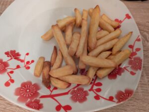 Tefal Dual Easy Fry XXL Heißluftfritteuse Pommes gegart