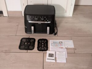 Tefal Dual Easy Fry XXL Heißluftfritteuse ausgepackt