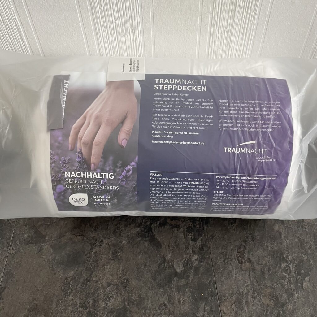 Traumnacht Cozy Mono Bettdecke Lieferung