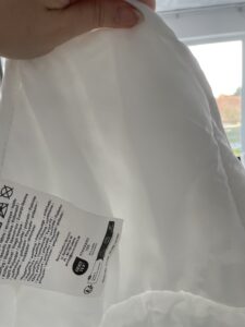 Traumnacht Cozy Mono Bettdecke nach der Wäsche