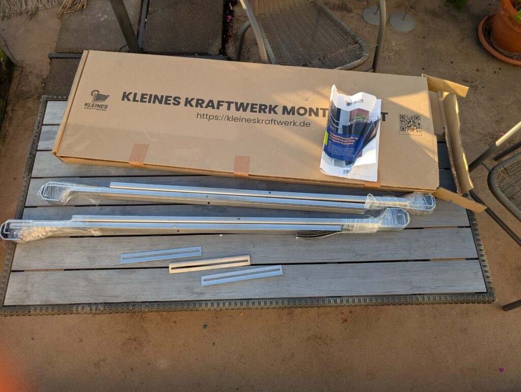 Verpackung des Kleines Kraftwerk Balkonkraftwerk (2)