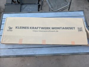 Verpackung des Kleines Kraftwerk Balkonkraftwerk