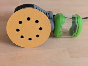 WORKPRO W125262 Exzenterschleifer mit Schleifscheibe