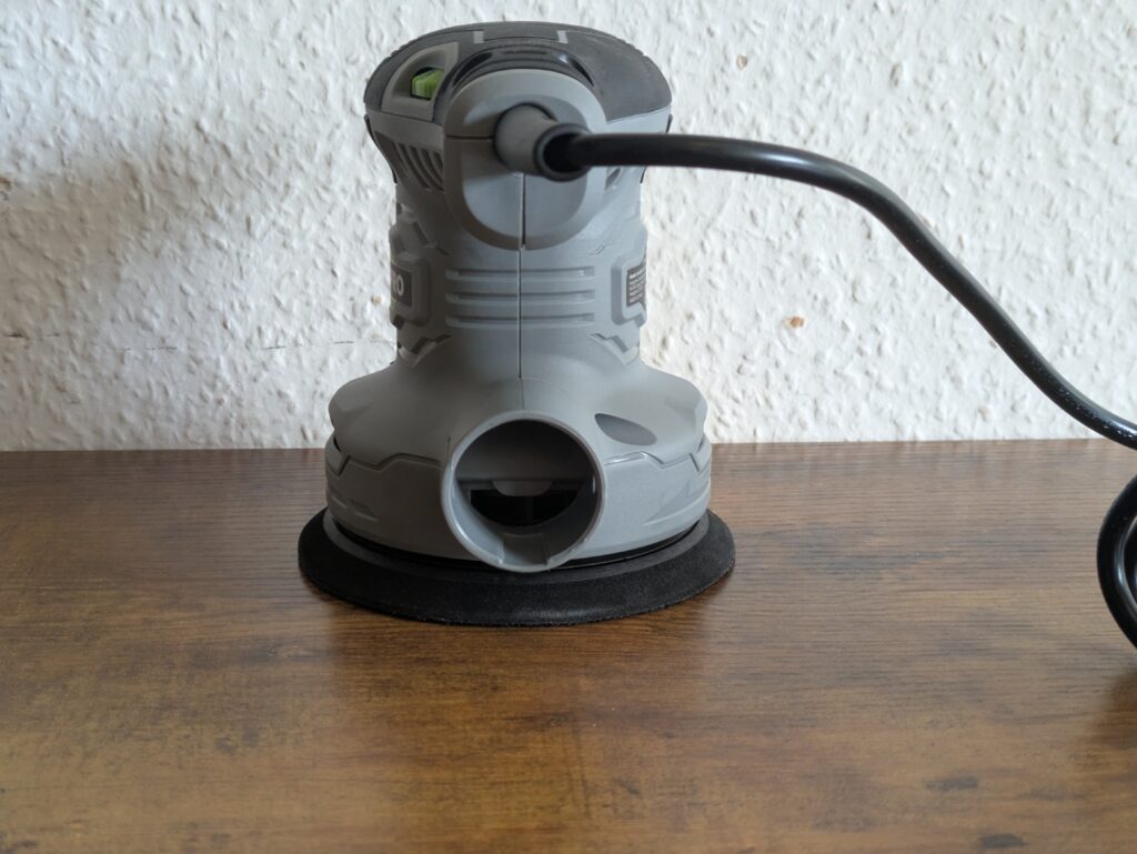 WORKPRO W125262 Exzenterschleifer von hinten