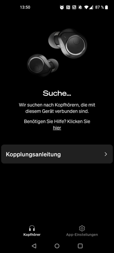 Cambridge Audio Melomania A100 In-Ear-Bluetooth-Kopfhörer App Suche