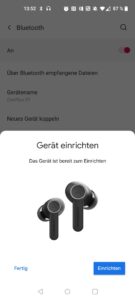 Cambridge Audio Melomania A100 In-Ear-Bluetooth-Kopfhörer App Einrichtung