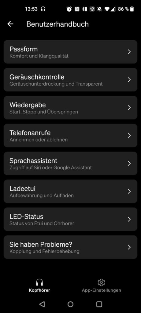 Cambridge Audio Melomania A100 In-Ear-Bluetooth-Kopfhörer App Benutzerhandbuch