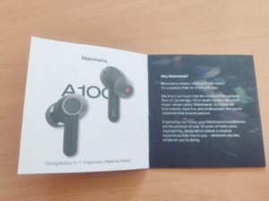 Cambridge Audio Melomania A100 In-Ear-Bluetooth-Kopfhörer Markenbroschüre