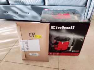 Einhell TC-AV 1720 DW Aschesauger mit Extrafilter verpackt