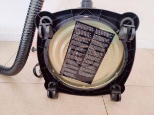 Einhell TC-AV 1720 DW Aschesauger mit Rollen an der Unterseite