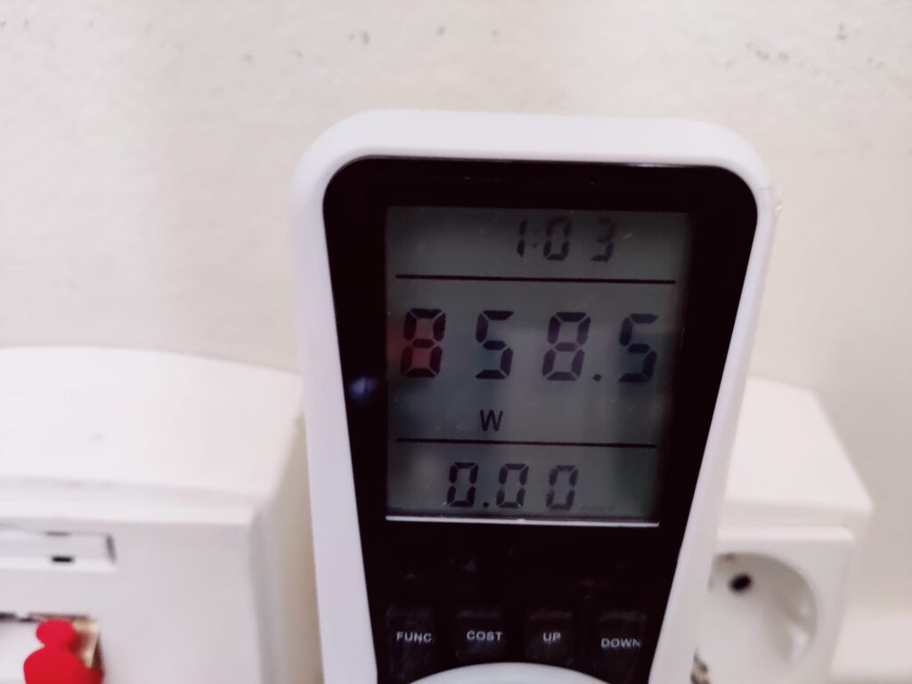 Einhell TC-AV 1720 DW Aschesauger Stromverbrauch im Betrieb