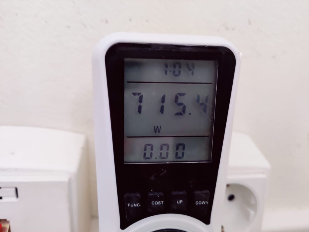 Kärcher AD 4 Premium Aschesauger Stromverbrauch im Betrieb