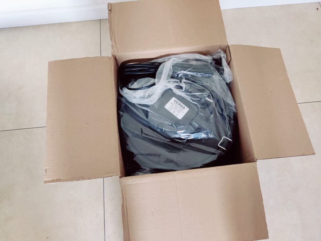 Sellnet SN2018 Aschesauger Verpackung offen