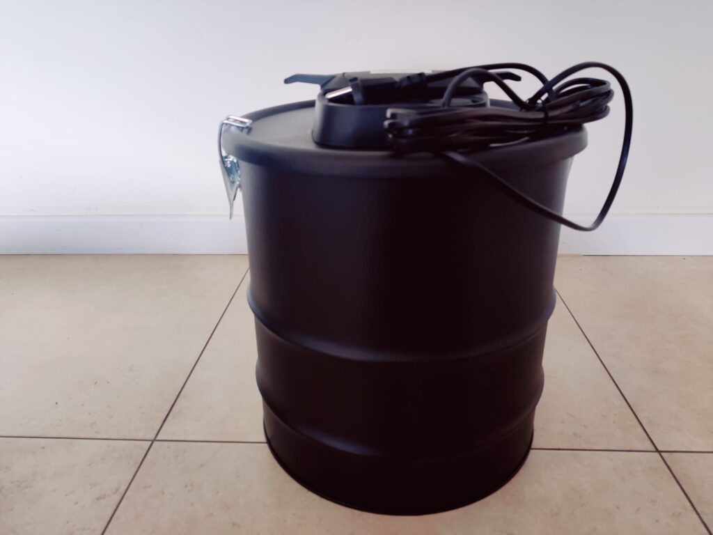 Sellnet SN2018 Aschesauger von hinten