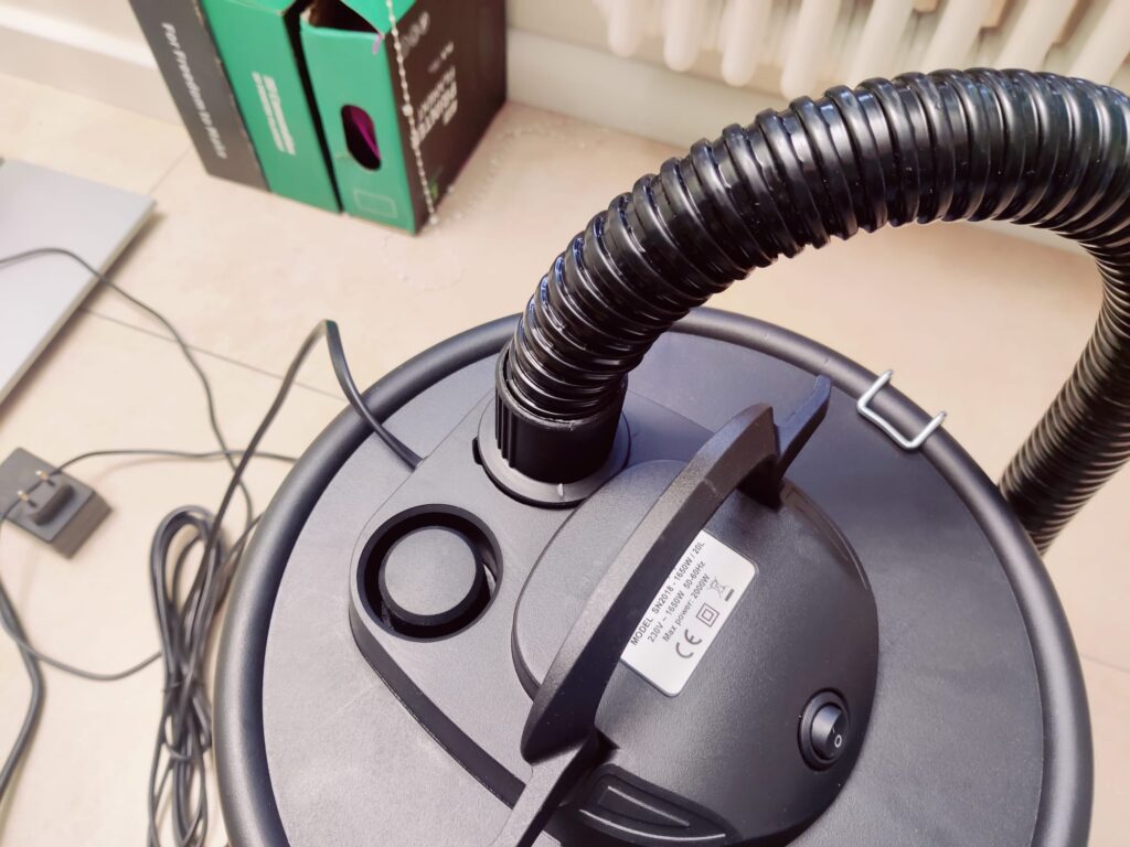 Sellnet SN2018 Aschesauger Blasfunktion