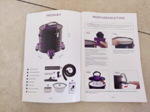 VANPORE BJ1811 Aschesauger Bedienungsanleitung innen