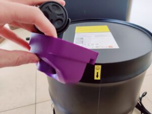 VANPORE BJ1811 Aschesauger Montage der Rollen